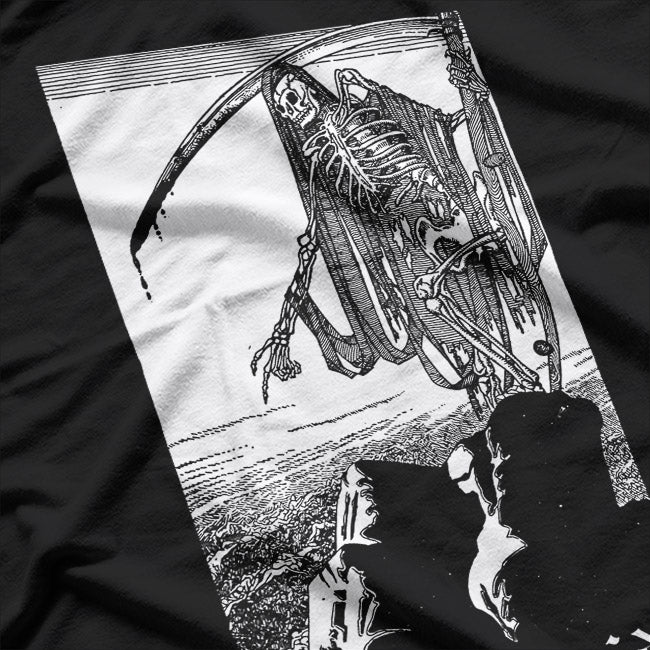 Dead Inside Creepy Grim Reaper Gothic T-Shirt