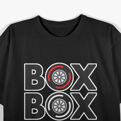 Box Box Box F1 Tyre T-Shirt