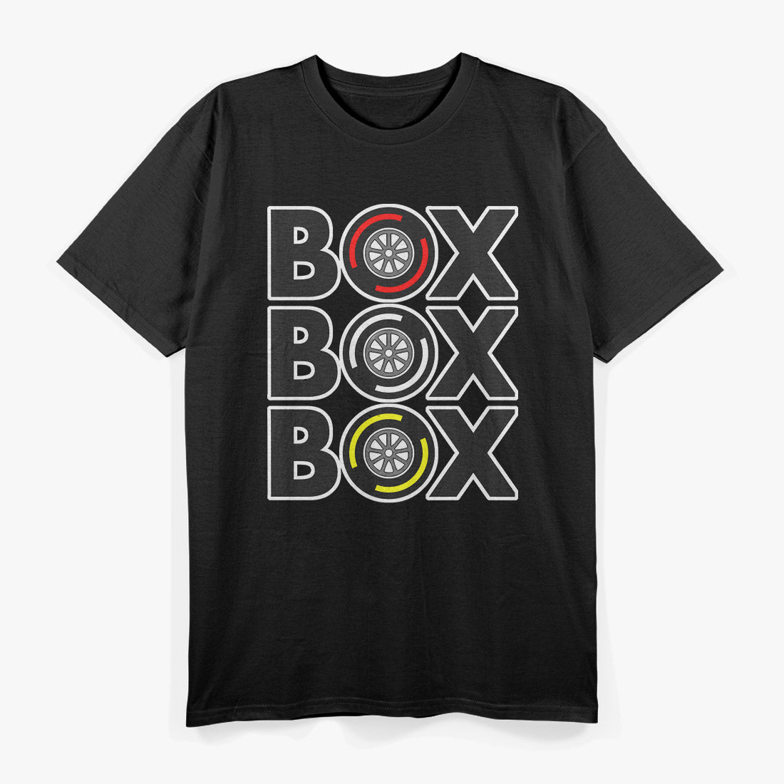 Box Box Box F1 Tyre T-Shirt