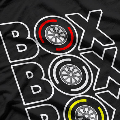 Box Box Box F1 Tyre T-Shirt