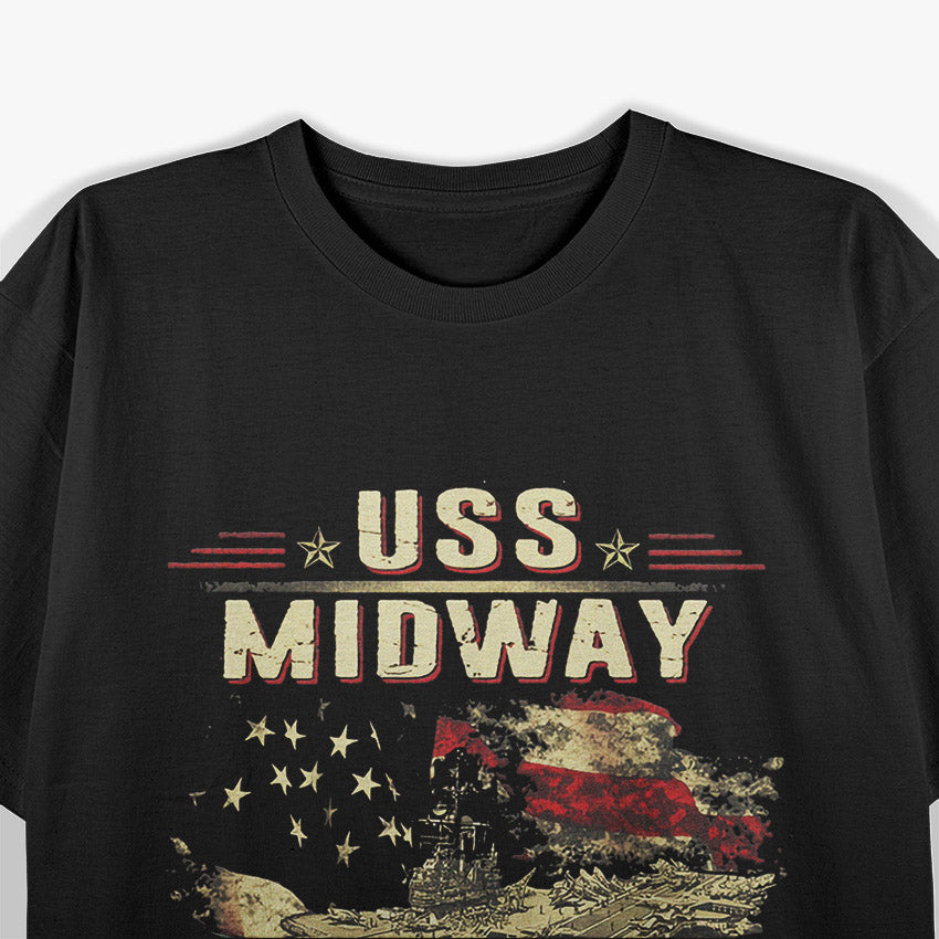 USS Midway: Legendary Carrier of the Seas T-Shirt
