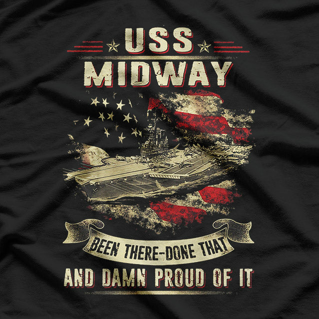 USS Midway: Legendary Carrier of the Seas T-Shirt
