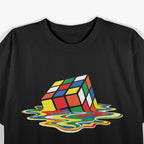 Retro Rubik’s Cube Melted: Gamer Nostalgia T-Shirt