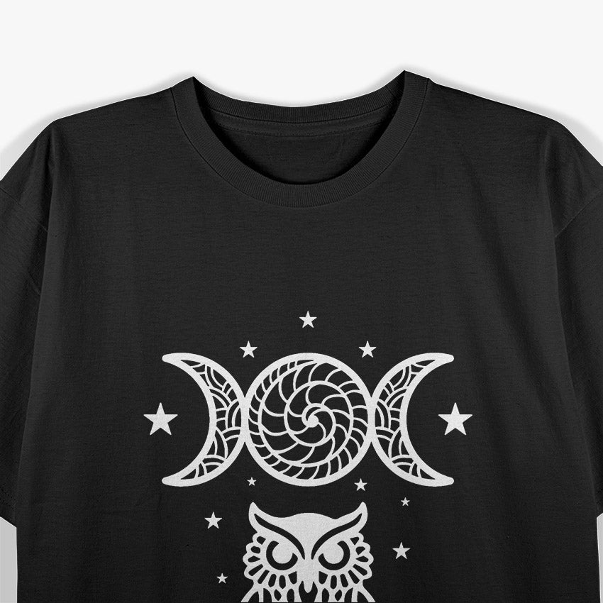 Pagan Art: Symbols of Hecate, Moon Goddess T-Shirt