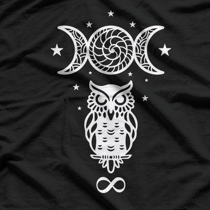 Pagan Art: Symbols of Hecate, Moon Goddess T-Shirt