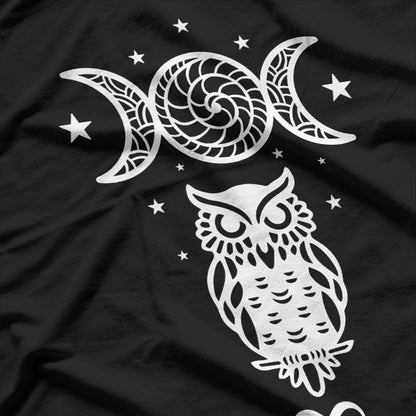 Pagan Art: Symbols of Hecate, Moon Goddess T-Shirt