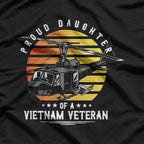 Proud Daughter of a Vietnam War Military Veteran T-Shirt