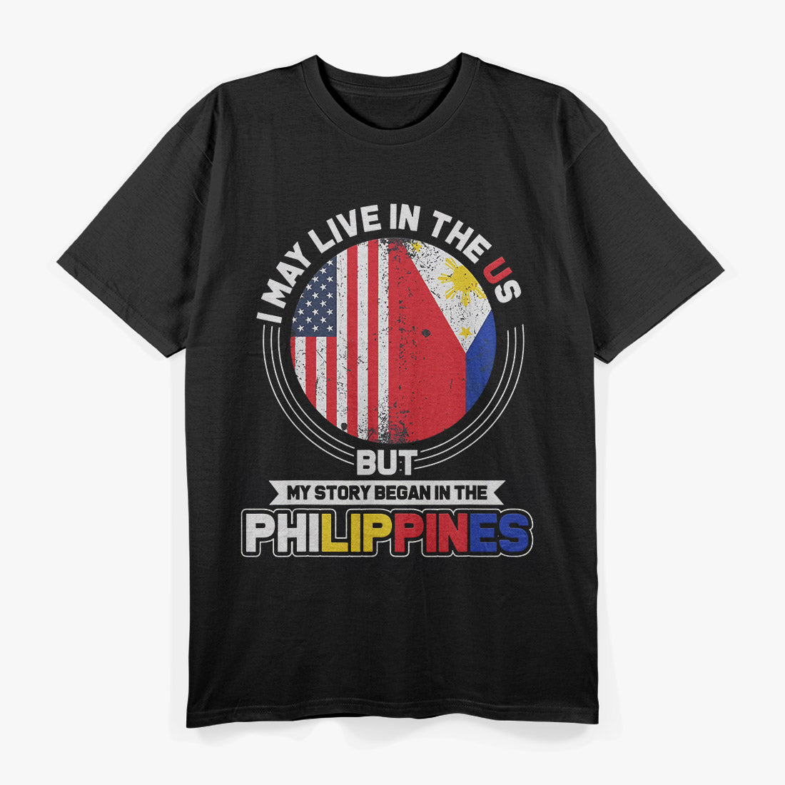 USA Filipino Flag Pride: American Filipino T-Shirt