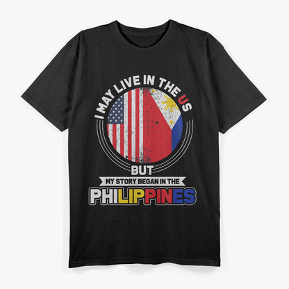 USA Filipino Flag Pride: American Filipino T-Shirt