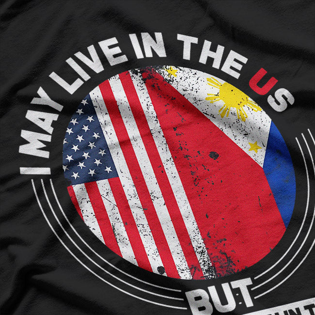 USA Filipino Flag Pride: American Filipino T-Shirt