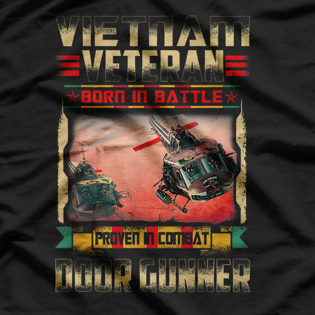 Vietnam Veteran UH-1 Huey Helicopter Military Gift T-Shirt