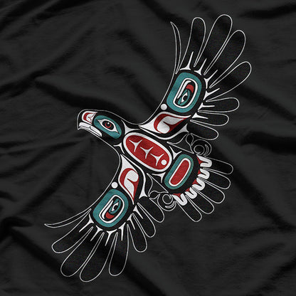 Alaska Native American Art - Tlingit Haida Eagle Tribal T-Shirt