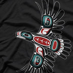 Alaska Native American Art - Tlingit Haida Eagle Tribal T-Shirt