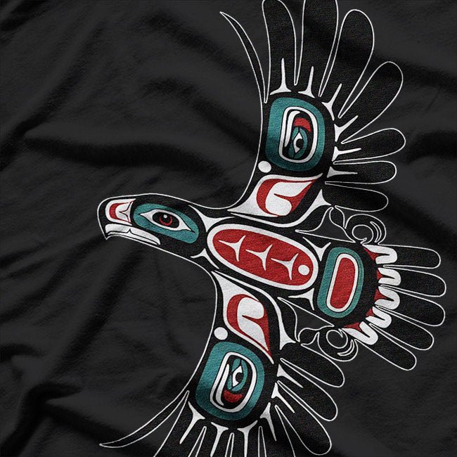 Alaska Native American Art - Tlingit Haida Eagle Tribal T-Shirt