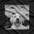 Alien UFO Selfie Labrador Funny Space Dog T-Shirt