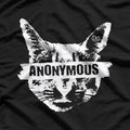 Funny Anonymous Cat – Meme Style Graphic T-Shirt