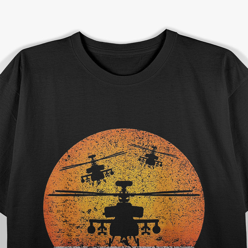 Apache Helicopter AH-64 Attack Pilot T-Shirt