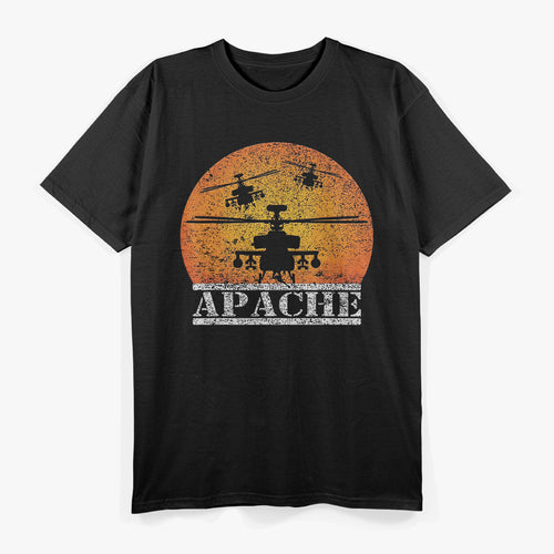 Apache Helicopter AH-64 Attack Pilot T-Shirt