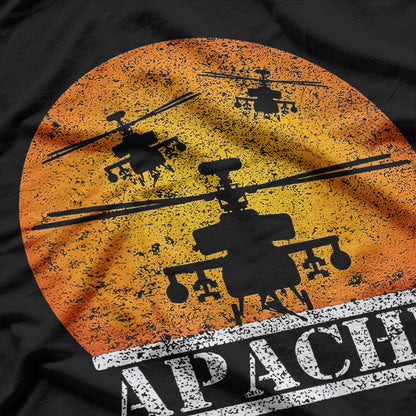 Apache Helicopter AH-64 Attack Pilot T-Shirt