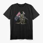 Aussie Flag Digger – Cool Animal Military Graphic T-Shirt