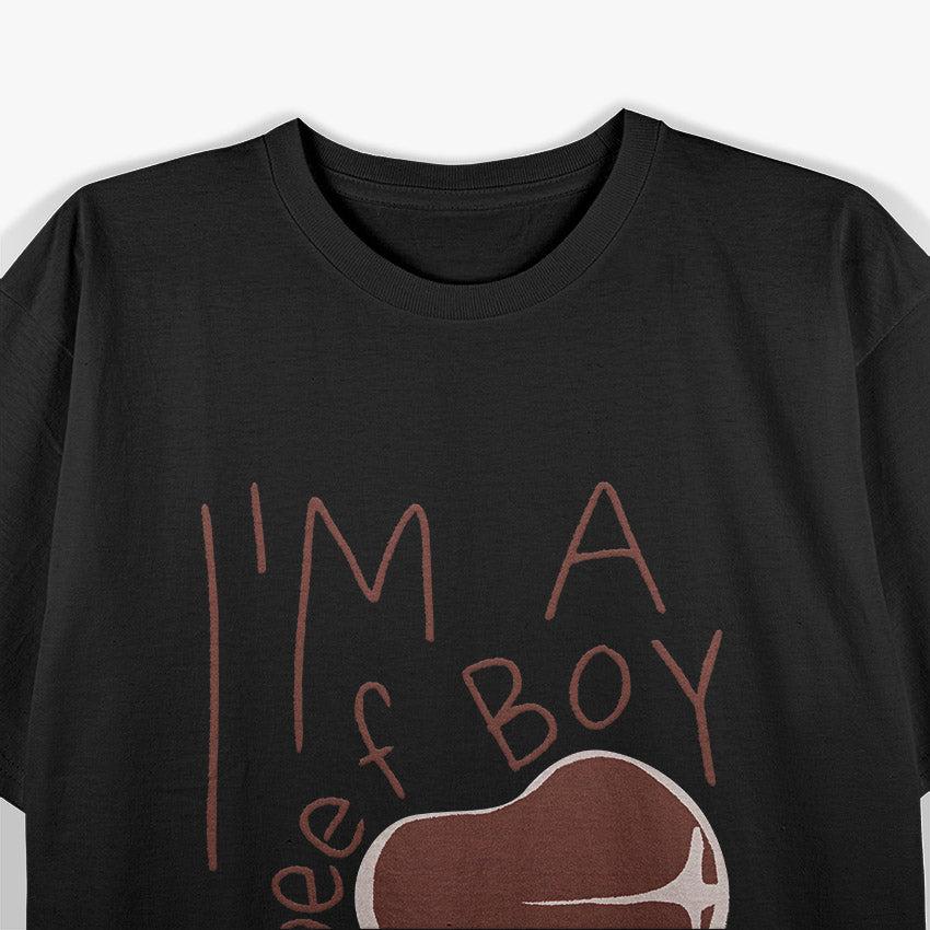 Beef Boy 3 Funny Retro Humor Graphic Novelty T-Shirt