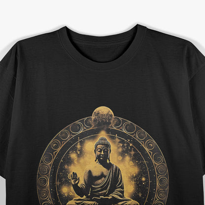 Buddha Zen Buddhism Yoga Meditation Spiritual Harmony T-Shirt