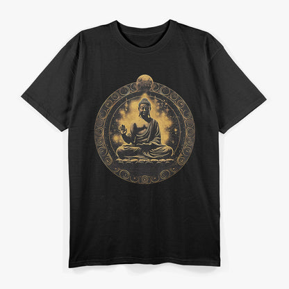 Buddha Zen Buddhism Yoga Meditation Spiritual Harmony T-Shirt