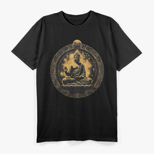 Buddha Zen Buddhism Yoga Meditation Spiritual Harmony T-Shirt