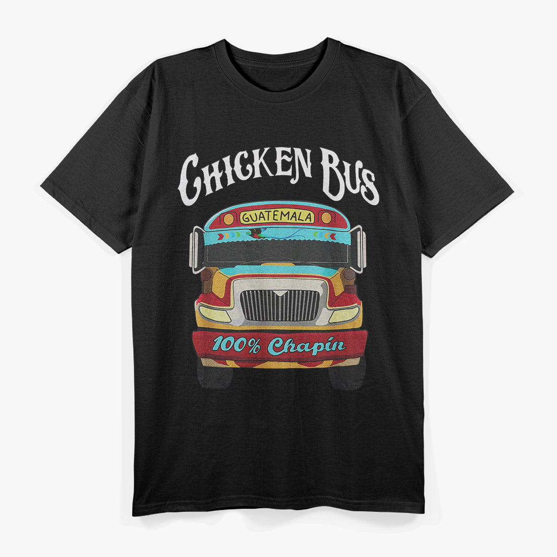 Chicken Bus Guatemala: Colorful Ride of Culture T-Shirt