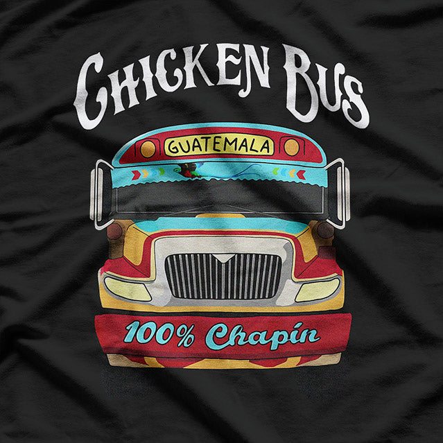 Chicken Bus Guatemala: Colorful Ride of Culture T-Shirt