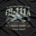 FB-111A Strategic Bomber – Vintage Military Aircraft T-Shirt
