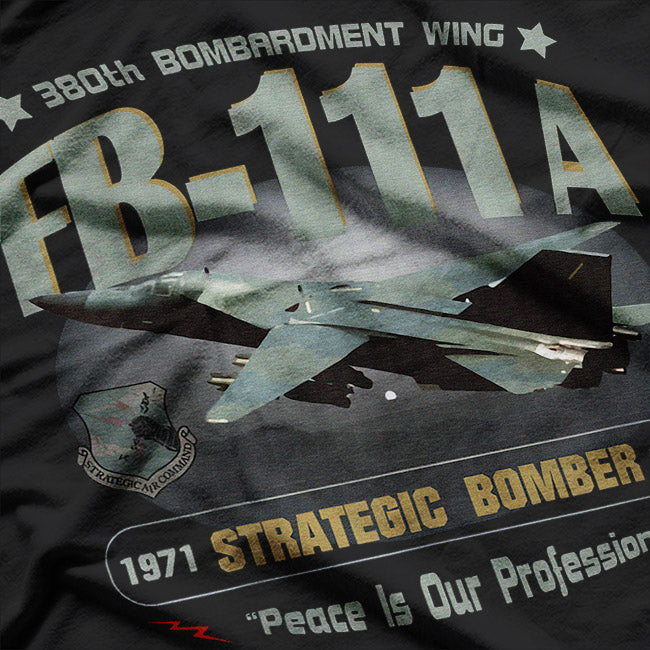 FB-111A Strategic Bomber – Vintage Military Aircraft T-Shirt