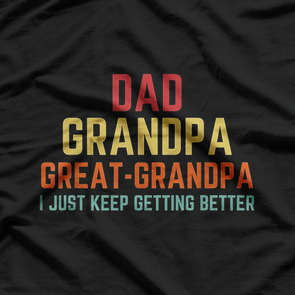 Father's Day Gift - From Grandkids to Dad, Grandpa, Great Grandpa T-Shirt