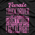 Female Truck Driver Proud Trucker T-Shirt