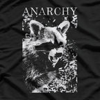Funny Anarchy Raccoon – Rebel Trash Panda Humor T-Shirt