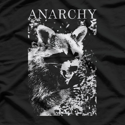 Funny Anarchy Raccoon – Rebel Trash Panda Humor T-Shirt
