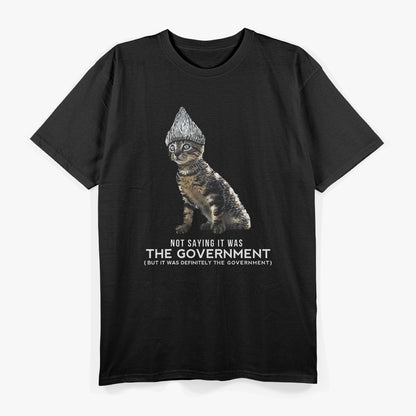 Conspiracy Cat Meme Humor T-Shirt