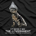 Conspiracy Cat Meme Humor T-Shirt