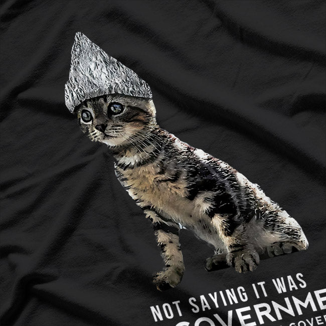 Conspiracy Cat Meme Humor T-Shirt