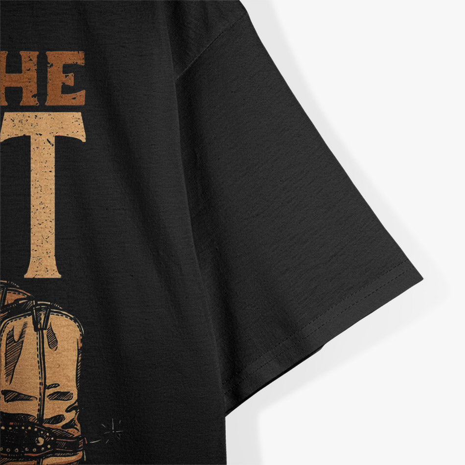 Kick the Dust Up – Vintage Cowboy Line Dancing Country Style Love T-Shirt