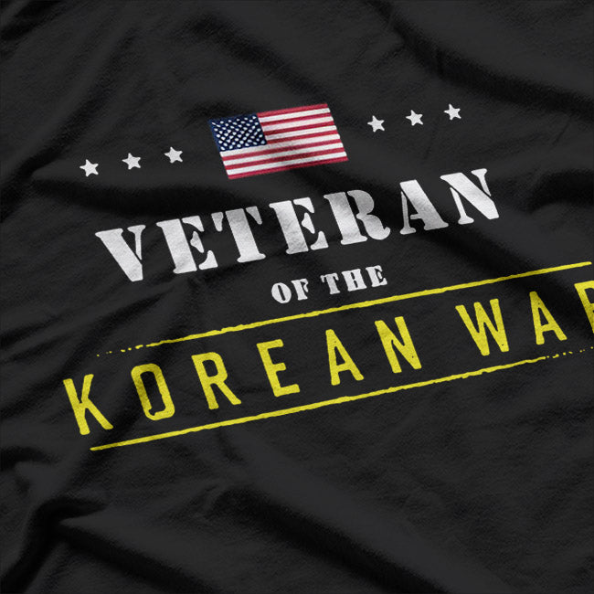Proud Veteran – Korean War Service T-Shirt