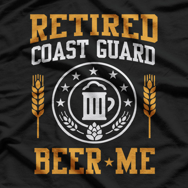 Retired Coast Guard Funny Retirement Humor Veteran Pride T-Shirt