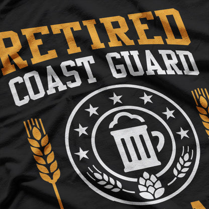 Retired Coast Guard Funny Retirement Humor Veteran Pride T-Shirt
