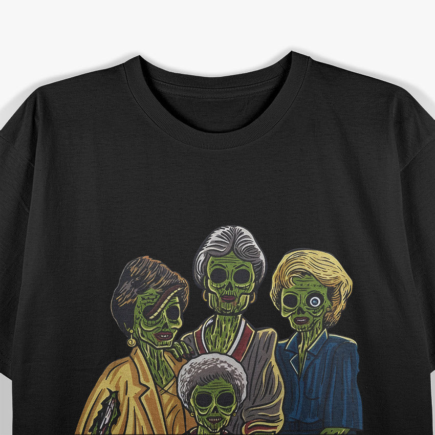 The Golden Ghouls – Retro Spooky Squad Humor Love T-Shirt