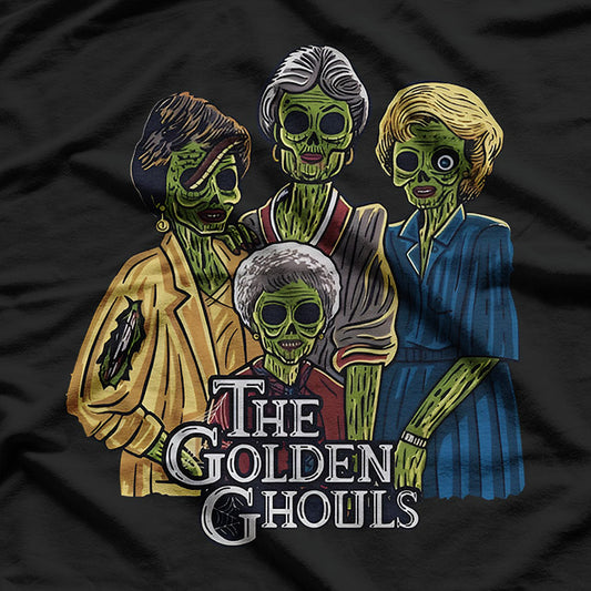 The Golden Ghouls – Retro Spooky Squad Humor Love T-Shirt