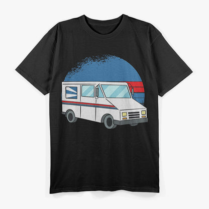 Trucker Postal Carrier – Mailman Delivery Route Graphic Love T-Shirt