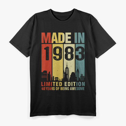 Made in 1985 Limited Edition 39 Years of Awesomeness T-Shirt