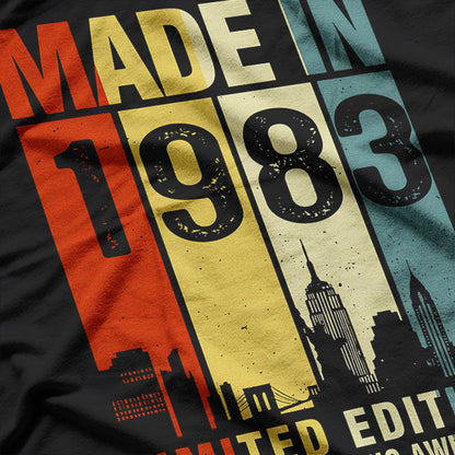 Made in 1985 Limited Edition 39 Years of Awesomeness T-Shirt