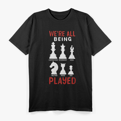 Chess Conspiracy: Anti-Government Strategy T-Shirt