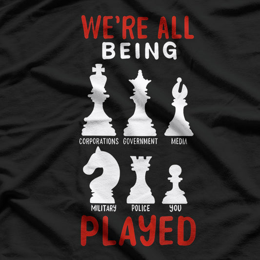 Chess Conspiracy: Anti-Government Strategy T-Shirt